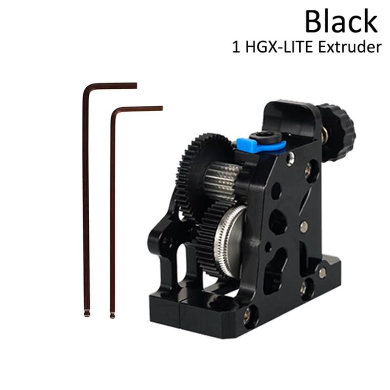 Экструдер HGX LITE Экструдер с двойной шестерней Редуктор из твердой стали Высокоскоростной двигатель Детали 3D-принтера для CR10 CR 10S Ender3 V2 VORON