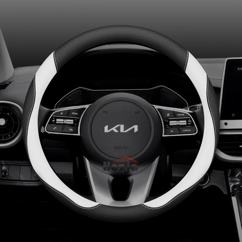 Кожаная накладка на руль автомобиля для Kia Sportage Sorento Niro Picanto K5 K3 K4 Xceed Ev9 Ev3 Ev6 Forte 2011 - 2024 2025 2026