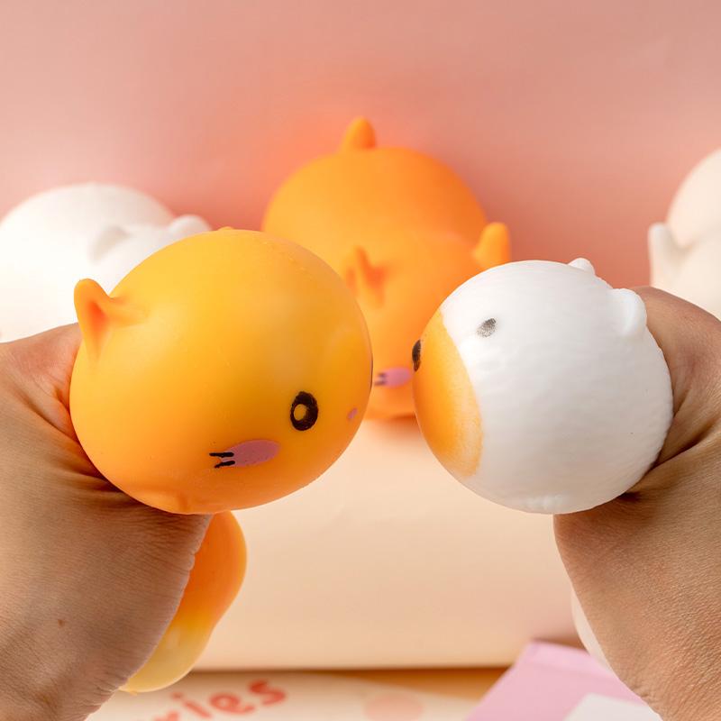 Cute Simulation Bear Squishy Fidget Toy Kawaii Cat Slow Rebound Stress Relief Sensory Squeeze Toy For Adults Kids Holiday Gifts