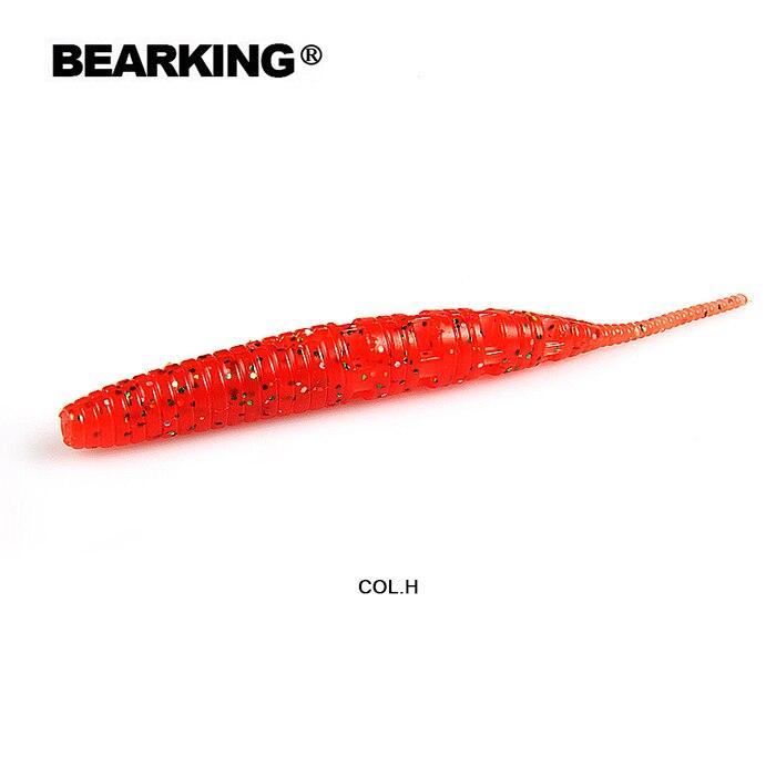BEARKING Fishing Lure 90mm 2.5g 10pcs / Bag Soft Baits Fishing Wobbler Bass Bait Artificial Fishing Soft Lure Tacke