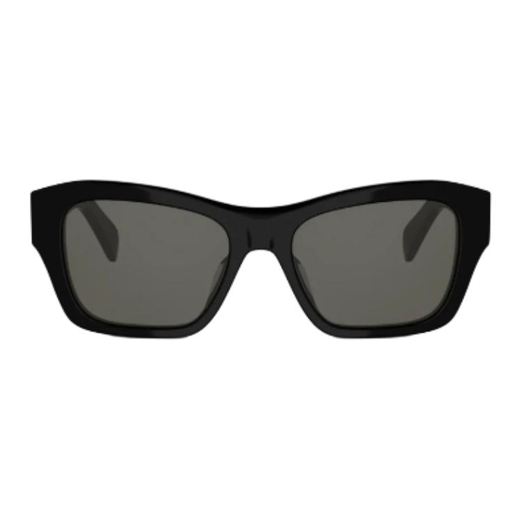 Celine Lightweight Versatile Square Sunglasses Women sunglasses Black CL40330U-01A