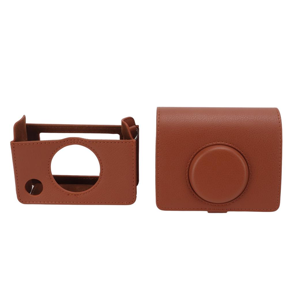 Camera Case Fashion PU Leather Protection Bag with Shoulder Strap for Fuji Instax Mini Evo Camera