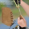 Cowhide Leather Fishing Finger Protector Fly Fishing Line Stripping Hand Guard Single Finger Design Fishing Accessory