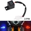 2PIN With Wire Sealing Adhesive Flasher Relay Motorcycle LED 12V Light Flasher Relay LED Turn Signal Light Super Flash Flashing