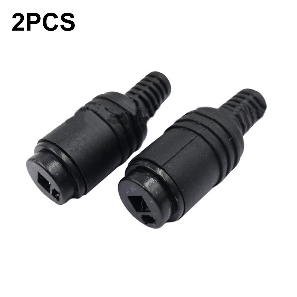 2 Pin DIN Female Socket Pair Speaker Connectors with Screw Terminals for Use