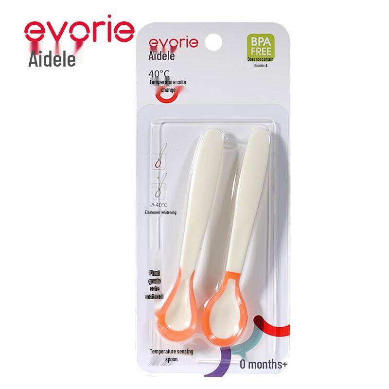 Evorie Baby Temperature Sensing Spoons (2-Pack)