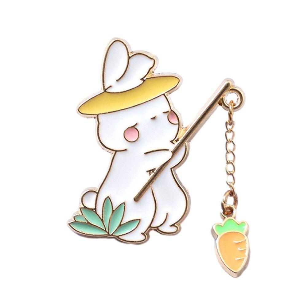 Мультяшный дизайн Значок-пин с животным Эмалевое покрытие Мультяшный кот Пин Креативная брошь Аниме значки