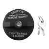 New Locking Fuel Cap w/ Keys 82400041 For Jeep Wrangler YJ TJ Cherokee XJ Dodge