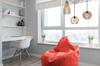 MODERN WOODEN CEILING HANGING LAMP MIX LED