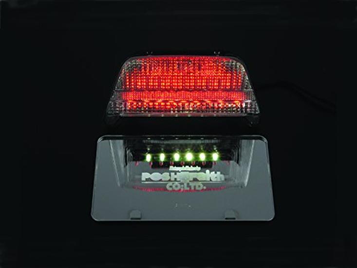 POSH FAITH Motorcycle Accessories LED Tail Lamp Clear ZRX400/ZRX1100/ZRX1200(-'08) 071090-91