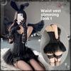Комплект нижнего белья «Manyan Halloween Dark Angel Fishbone»: Топ-труба и жилет"
