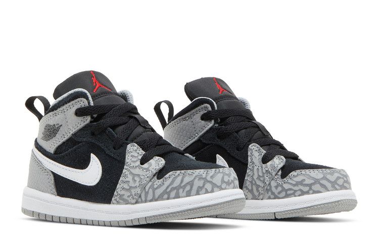 Jordan 1 Mid Elephant Print (TD) Sneakers