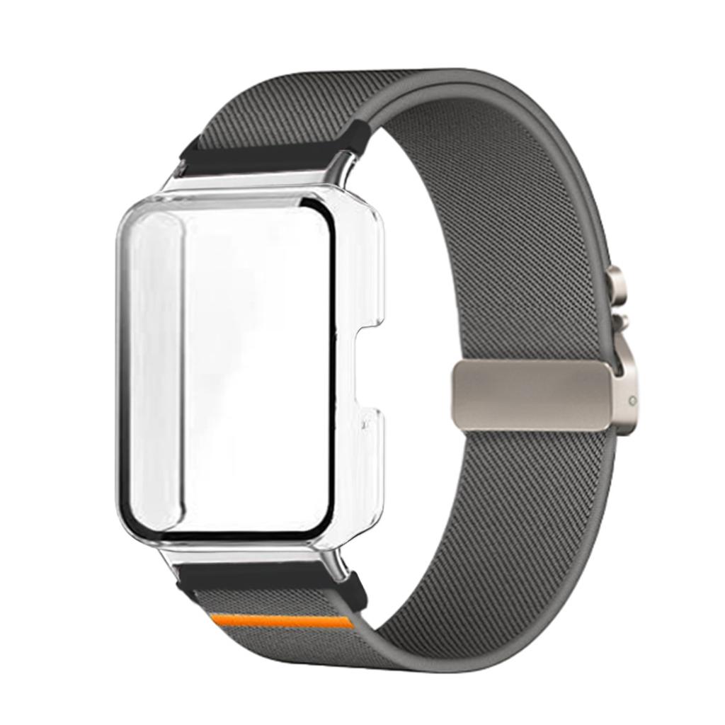 Чехол + Ремешок Для Samsung Galaxy Fit 3 Умные Часы Браслет с Парашютной Пряжкой Для Samsung Galaxy Fit 3 Защитная Крышка Экрана