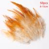 8-15Cm Natural Feathers White Mix Colors Turkey Plume For Crafts Dream Catcher Making Carnival Decor Easter Black Blue Plumas