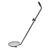 Under Car Inspection Mirror 30cm Diameter Telescoping Convex Search Mirror with 3 Wheels and LED Flashlight for Truck