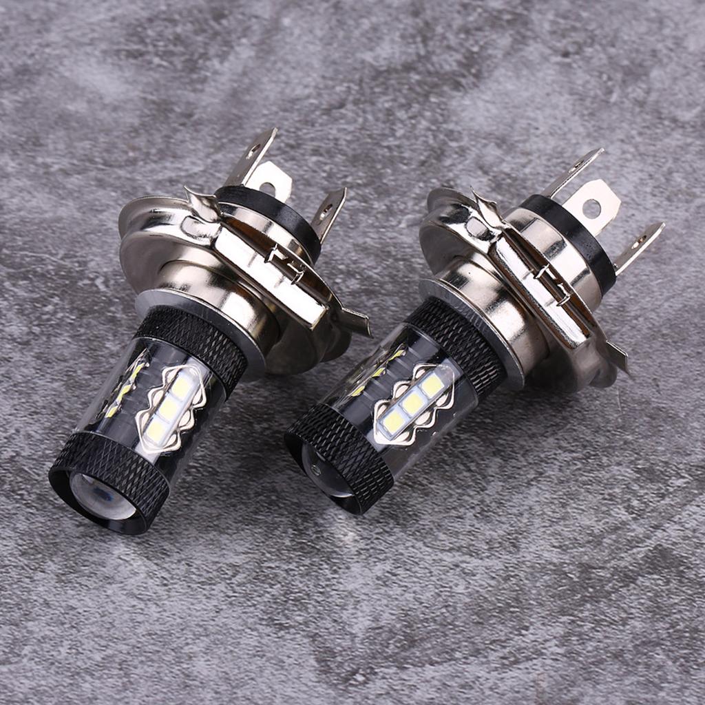 2 шт H4 12V?24 В 80 Вт автомобильные мощные яркие светодиодные противотуманные фары дневного света
