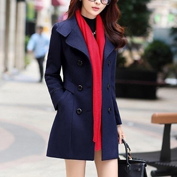 Модные осенне-зимние женские шерстяные пальто, женские пальто, элегантный шерстяной плащ, женская ветровка, верхняя одежда больших размеров