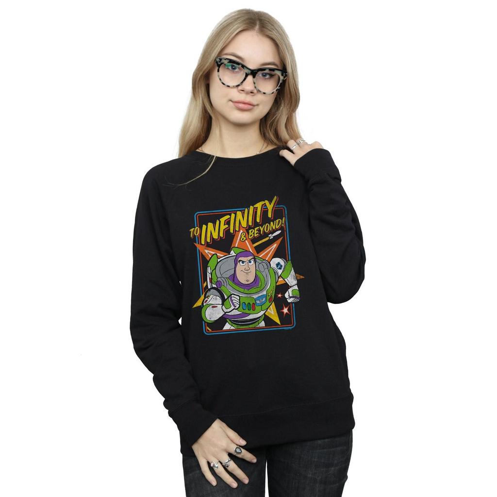 Disney Womens/Ladies Toy Story 4 Buzz To Infinity Sweatshirt