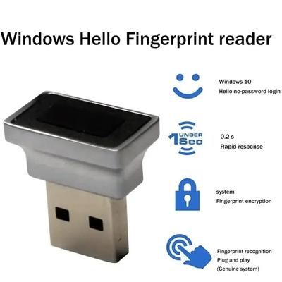 Модуль USB-сканера отпечатков пальцев для Windows 10 11, биометрический сканер, навесной замок, аксессуары для ноутбука для функции разблокировки по отпечатку пальца Hello