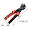 Belt Punch Pliers Multifunctional Punch Hand Tool Puncher Belt Round Hole Flat Pliers Leather Paper Watch Straps Hole Punch Tool