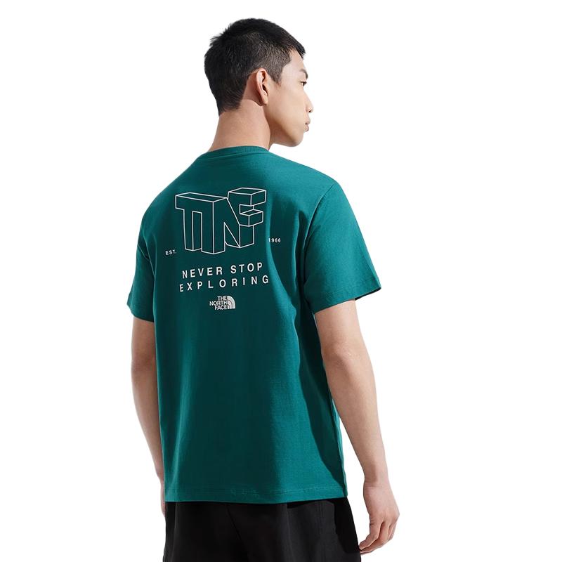 THE NORTH FACE Urban Exploration T Shirt Unisex Green NF0A8EYA-6GI