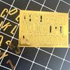 Золотые 26 Букв DIY Наклейки на День Рождения Акриловое Украшение для Торта Английский Алфавит Свадебная Вечеринка Декор для Торта