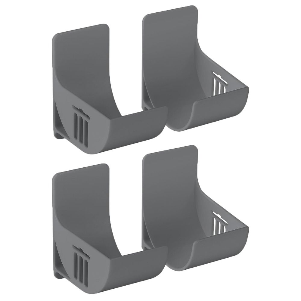 4PCS Punch Free Trash Bags Holder Kitchen Shelf Wall Mounted Organizer Plastic Bag Film Container