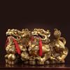 1 Pairs Money Copper Brave Ornaments Metal Decorations Piqiu Ornament Home Living Room Housewarming Gifts