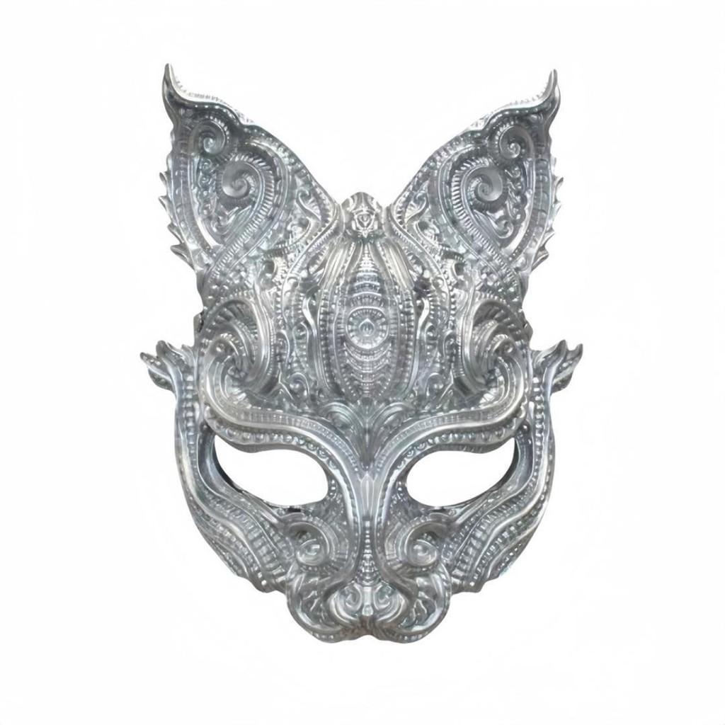 Stunning Face Full Owl Mask For Halloween Featuring Traditional Chinese Style And Unique Ears Rabbit