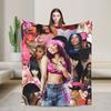 Ники Минаж Pink Friday 2 Тур Мягкое одеяло Путешествия Офис Плюшевое покрывало Узор На открытом воздухе Фланелевое покрывало на кровать Чехол для дивана-кровати