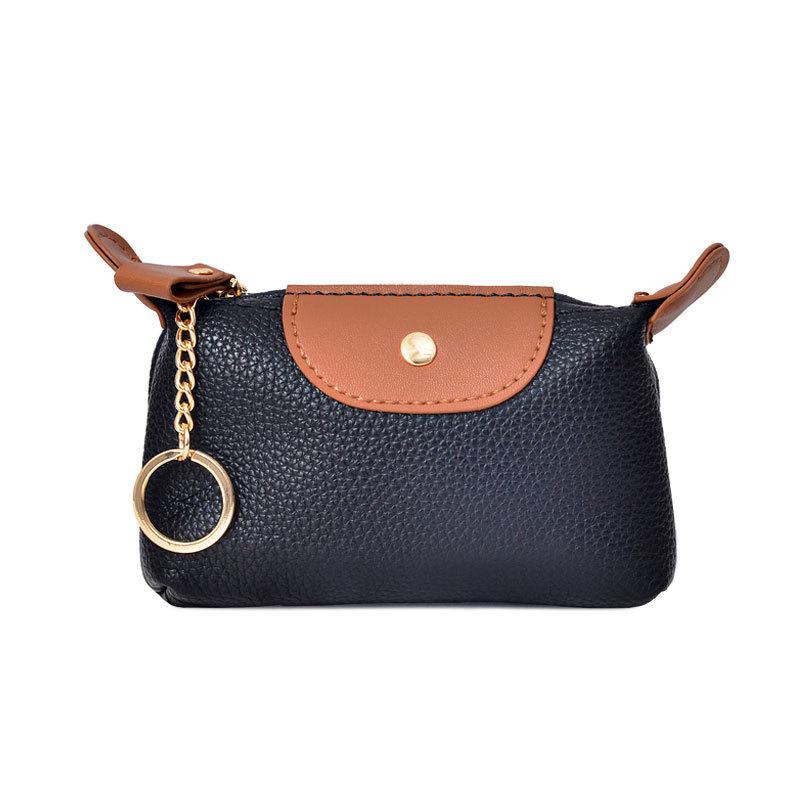 Женский кошелек для монет из мягкой кожи, мини-сумка для хранения монет, большая вместимость