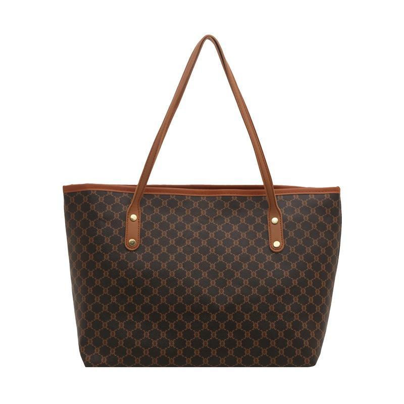 Вместительная сумка-тоут в стиле ретро для поездок на работу, женская новая высококачественная сумочка, красивая трендовая сумка на плечо, сумка подмышку