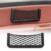 1pcs Car Organizer Storage Bag Auto Paste Net Pocket Phone Holder Car Accessories 20*8CM 8*15CM Universal