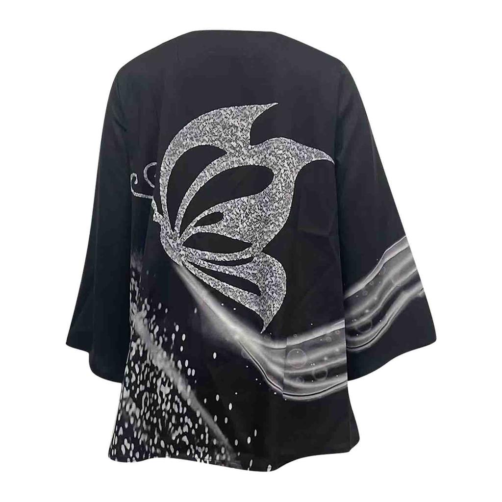 Женские топы с геометрическим принтом и длинными рукавами, дышащая рубашка с круглым вырезом и панелями