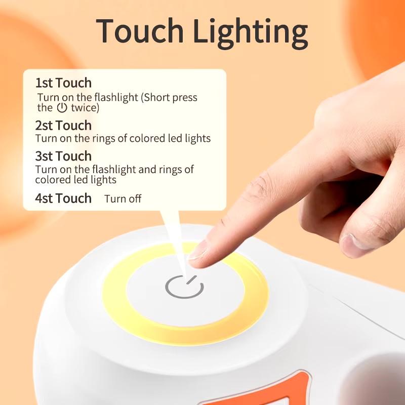 Автоматический выдвижной поводок для собак 5 м со светодиодным фонариком, прочный нейлоновый поводок для домашних собак, регулируемая веревка для прогулок и бега