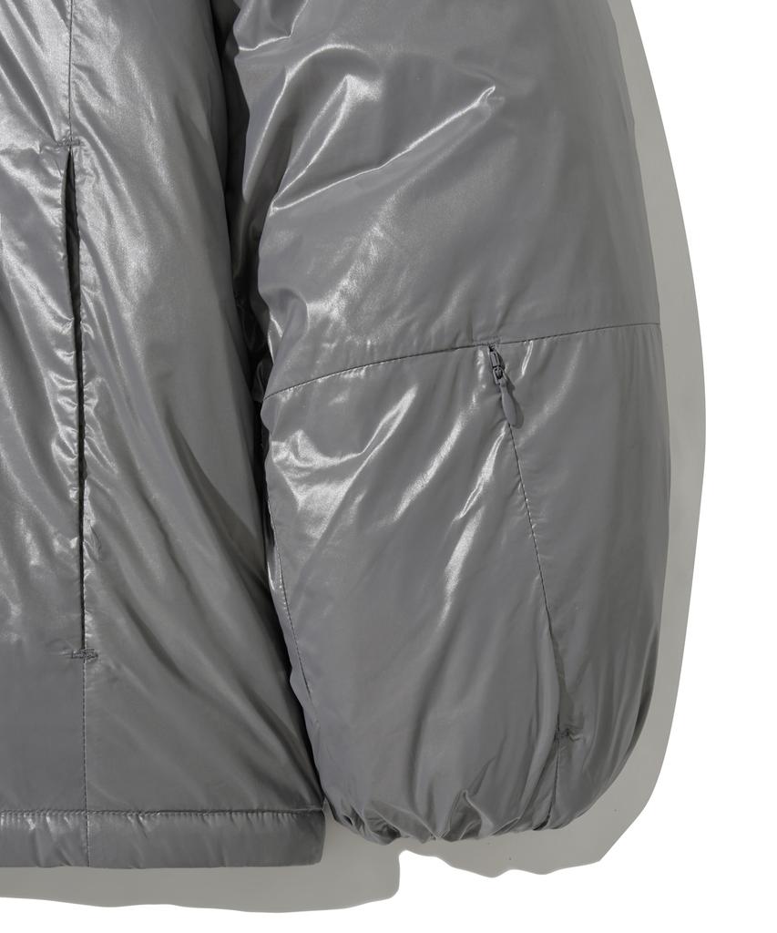 Phyps Motorcycle H-Tech Non Quilting Shorts Padded Down Jacket Charcoal