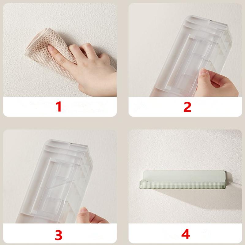 Kitchen Condiment Bottle Organizer Shelf Multifunction Punch-free Seasoning Bottle Storage Holder Wall Hanging Condiment Rack