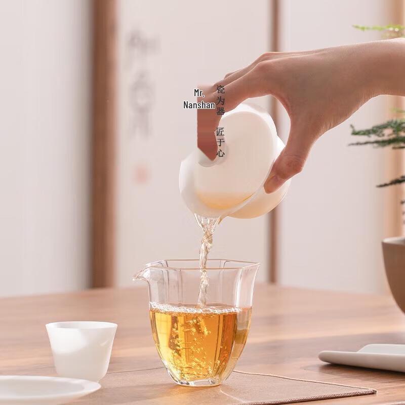 Premium Ice Jade Thin-Bodied Gaiwan Tea Bowl