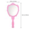 Makeup Mirror Handheld Mirror for Cosmetic Use 2Pcs Foldable Portable Design