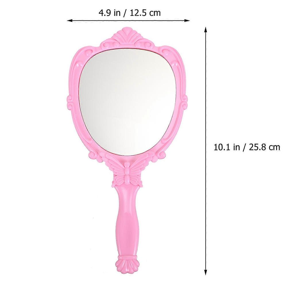 Makeup Mirror Handheld Mirror for Cosmetic Use 2Pcs Foldable Portable Design