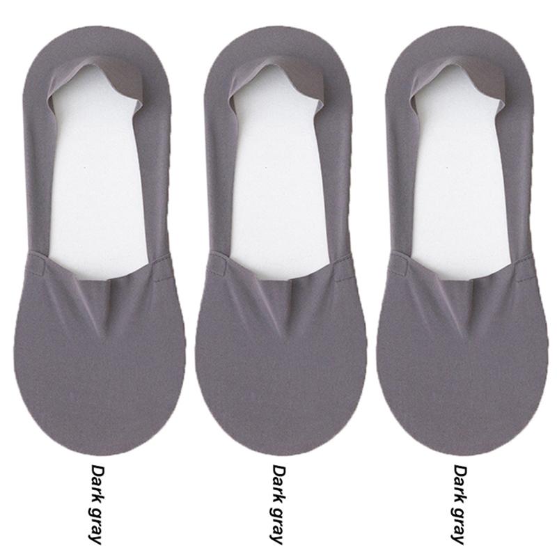 Мужские носки Модные летние мужские невидимые носки-невидимки Однотонные повседневные дышащие силиконовые нескользящие носки с низким вырезом до щиколотки