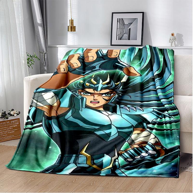 3D Ретро Saint Seiya одеяло с героями мультфильмов, мягкое одеяло для дома, спальни, кровати, дивана, пикника, путешествия, офиса, одеяло, детское одеяло