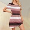 Womens Summer Dresses Short Sleeve Linen Casual T-Shirt Dresses Swing Beach Midi Dress Sundresses With Pockets