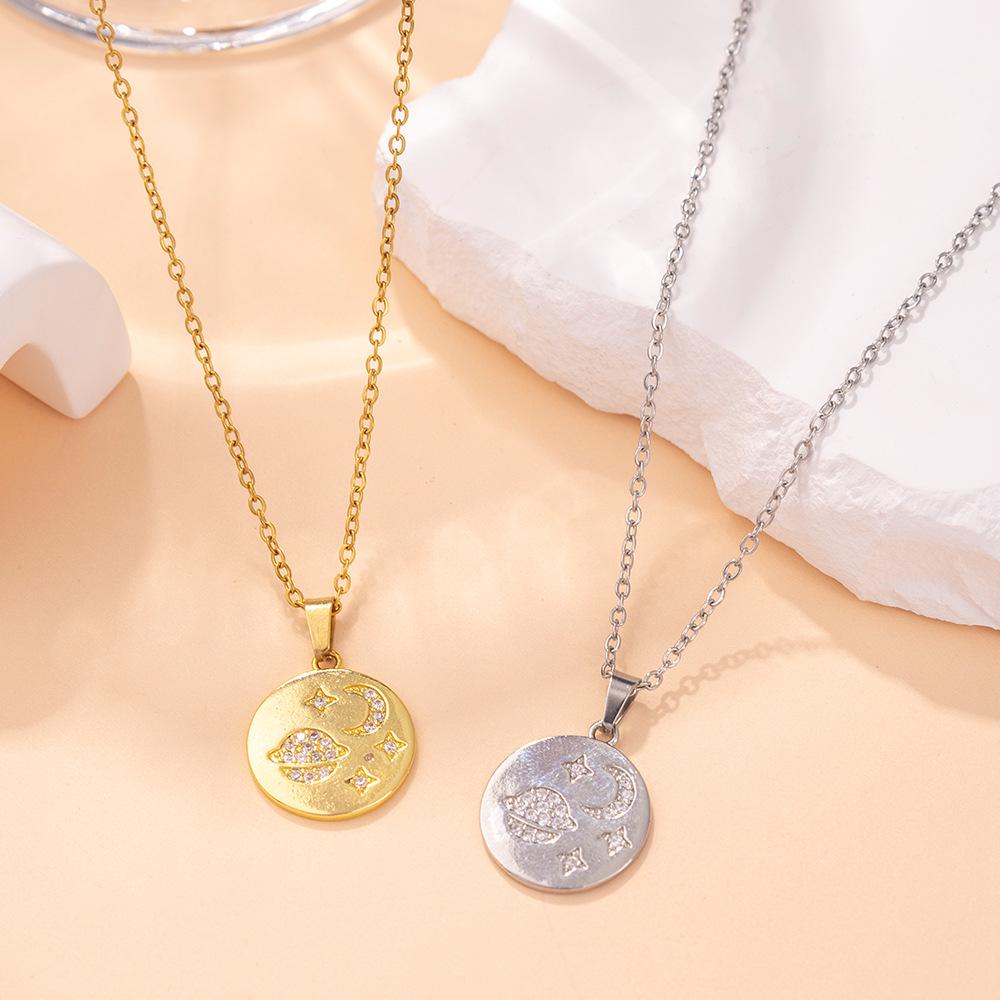 Женское титановое ожерелье на ключицу: Легкая Роскошь Циркон Бриллиант Мода