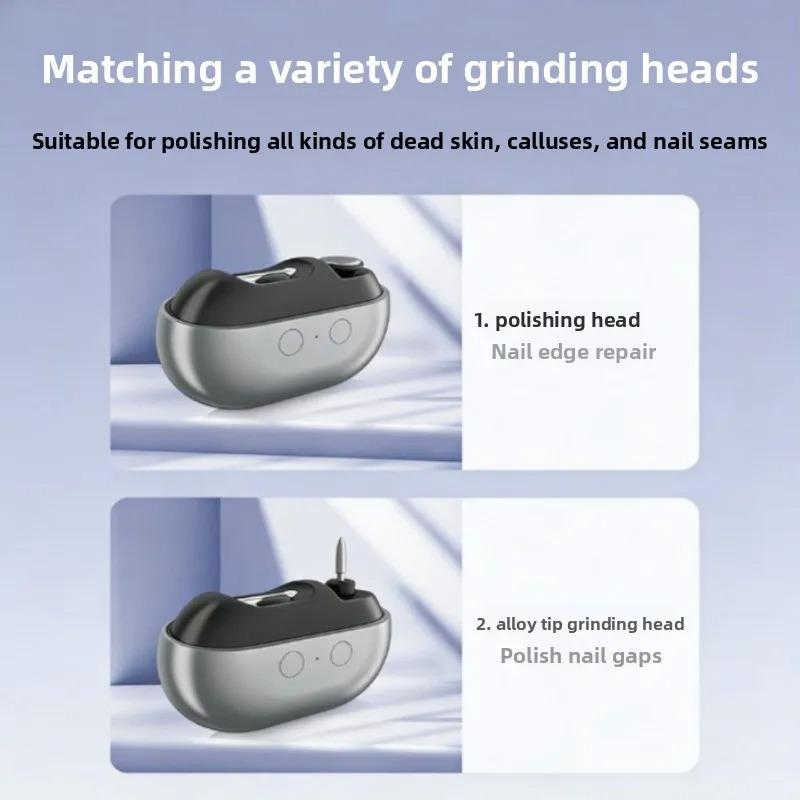 Automatic Electric Nail Clippers for Thick Toenails with LED Light Smart Toe Nail Trimmer for Seniors - Easy to Use Nail Clipper
