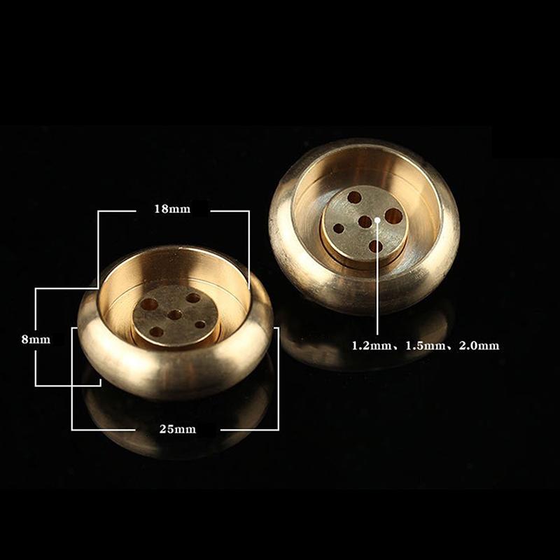 1 шт. портативная мини латунная курильница ароматические палочки курильница подставка держатель домашний декор универсальный высокое качество 5 отверстий