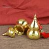 Gourd Ornament Feng Shui Brass Pot Chinese Letters Gourd Sculpture for Home Decorations Unique Gifts
