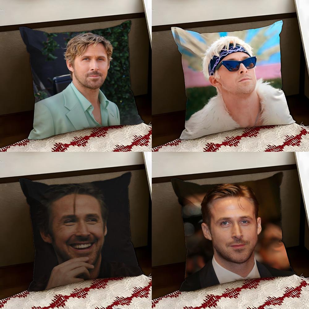 Singer RRyan Gosling Cushion Cover Reversible Soft Durable Pillow Cover Home Car MultiScene Use for Daily Comfort
