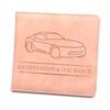 Car Insurance Information File Protection Case Folder PU Leather Short Motorcycle Driving License Protection Case Storage Bag
