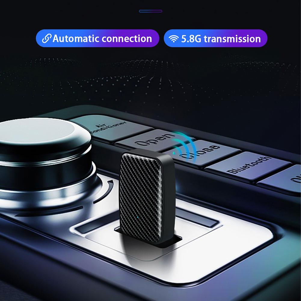 Беспроводной адаптер Carplay Android Auto, Умная AI Box, BT WiFi, Plug and Play, Голосовой помощник для автомобилей с проводным CarPlay Android Auto